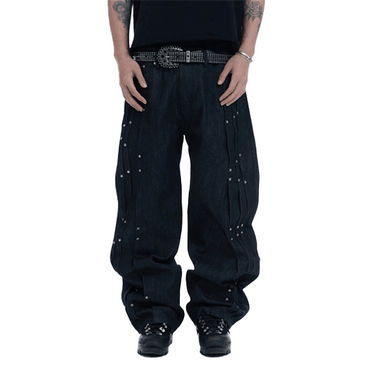 DND4DES RIVETED PLEATED DENIM