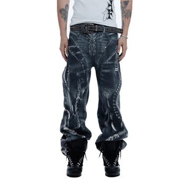 DND4DES ALIEN VENOM PRINTED PANTS