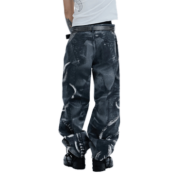 DND4DES ALIEN VENOM PRINTED PANTS