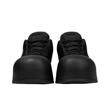 FVVO BLACK THICK SOLED LOW-CUT BOOTS