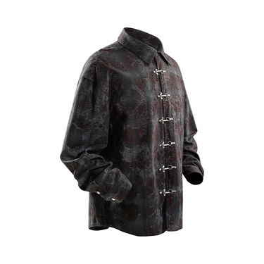 THE BOY HAS NO PATIENCE BLOOD MOON NIGHT HOT DIAMOND SHIRT / BLACK