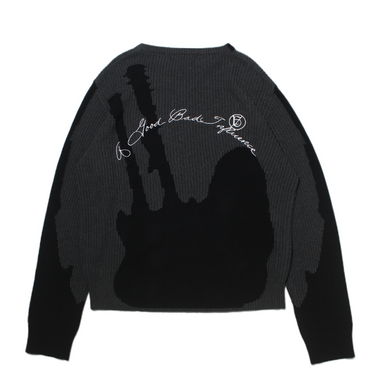 A GOOD BAD INFLUENCE PAGE KNIT SWEATER