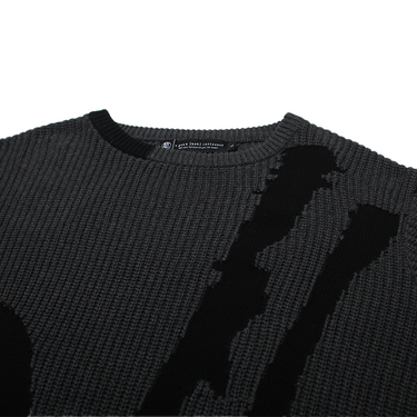 A GOOD BAD INFLUENCE PAGE KNIT SWEATER