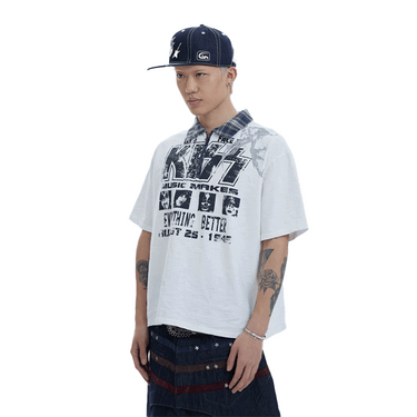 DND4DES PLAID BAND POLO