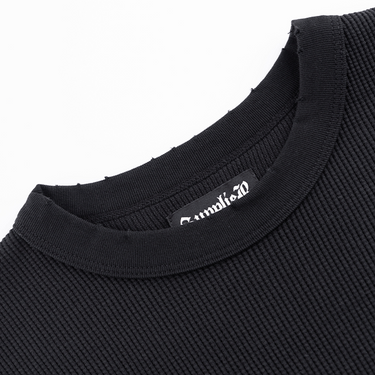 SUPPLIER TRIBAL FIRE PATTERN THERMAL IONG SLEEVES / BLACK