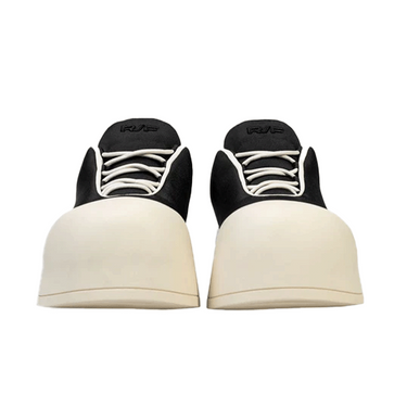 FVVO WHITE THICK SOLED LOW-CUT BOOTS