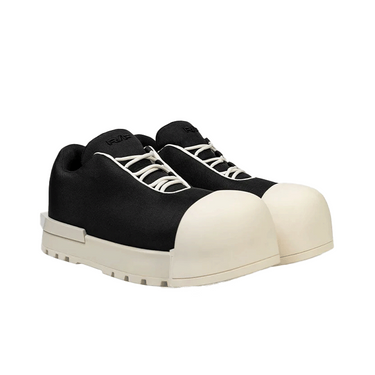 FVVO WHITE THICK SOLED LOW-CUT BOOTS