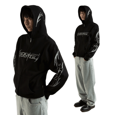 WASTED PARIS METAL BLADE FULL ZIP HOODIE