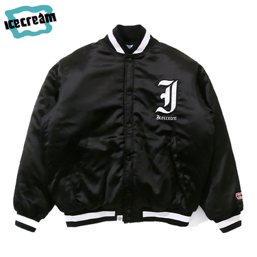 ICE CREAM SATIN VARSITY JACKET (2色展開)