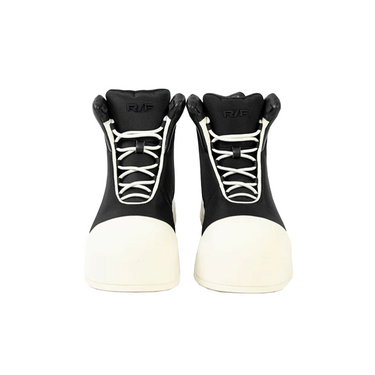 FVVO WHITE THICK SOLED HIGH TOP BOOTS