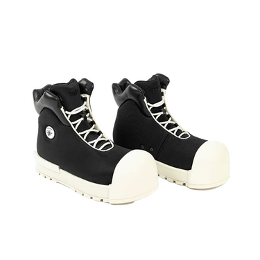 FVVO WHITE THICK SOLED HIGH TOP BOOTS