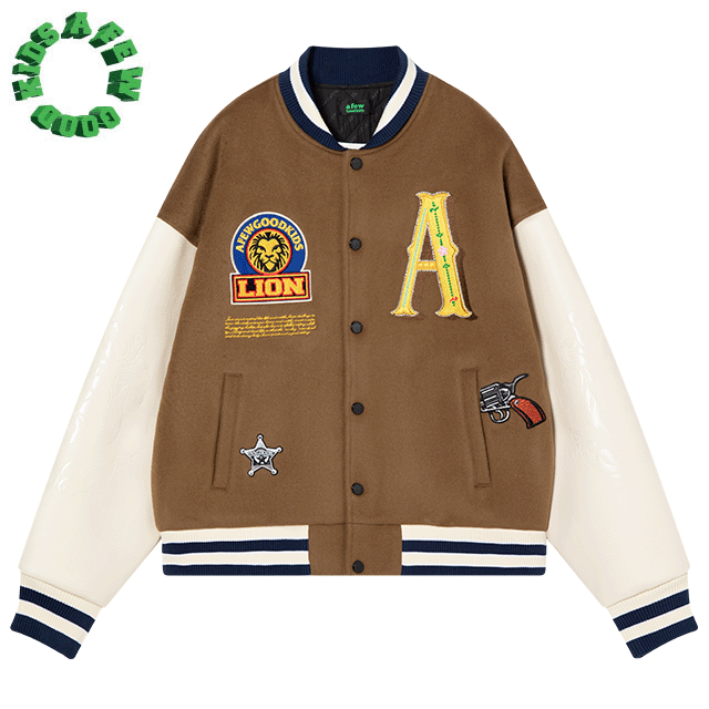 重盛さと美×AFGK WESTERN VIRSITY JACKET XL AFGK x 重盛さと美】 WESTERN VIRSITY JACKET A FEW GOOD KIDS