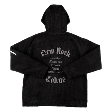 K'ROOKLYN CORDUROY TEXTILE ZIP HOODIE フーディー(3色展開)