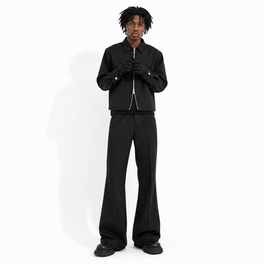 REVINS Wool Flare Slacks
