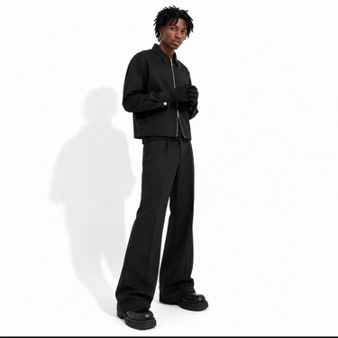 REVINS Wool Flare Slacks