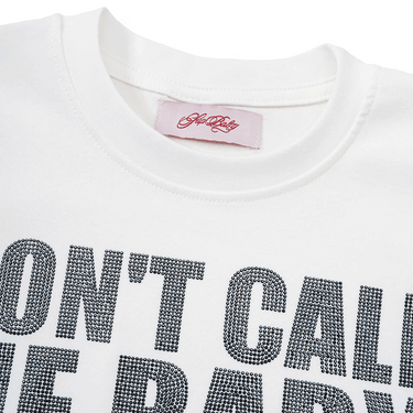 SupBaby by SUPPLIER I'm Not Your Baby Cropped Tee WHITE