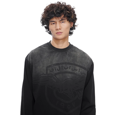 VALABASAS AIR BLACK CREWNECK LS TEE