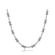 $OLE ONLY BARBED WIRE MOTIF NECKLACE
