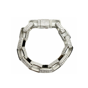 $OLE ONLY BOX CHAIN CZ DIAMOND