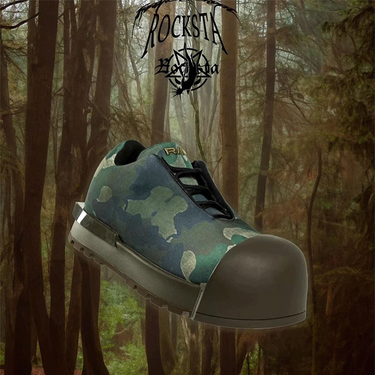 FVVO CAMO THICK SOLED LOW-CUT BOOTS