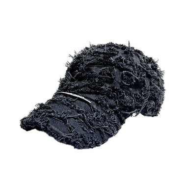 A GOOD BAD INFLUENCE DISTRESSED DENIM CAP