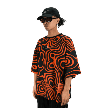 HYPOCRITE DOP WIDE TEE / ORANGE BLACK