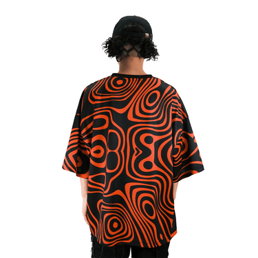 HYPOCRITE DOP WIDE TEE / ORANGE BLACK