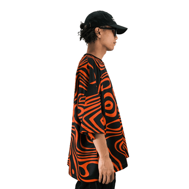 HYPOCRITE DOP WIDE TEE / ORANGE BLACK