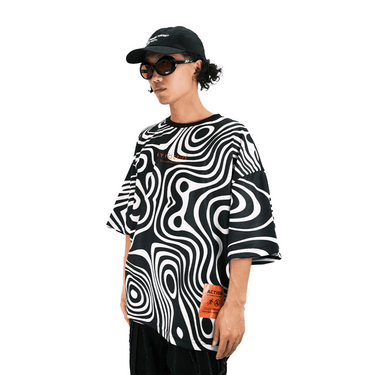 HYPOCRITE DOP WIDE TEE / WHITE BLACK