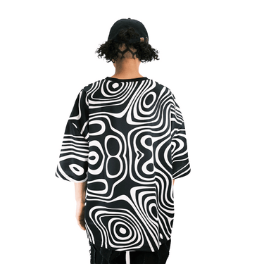 HYPOCRITE DOP WIDE TEE / WHITE BLACK