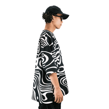 HYPOCRITE DOP WIDE TEE / WHITE BLACK