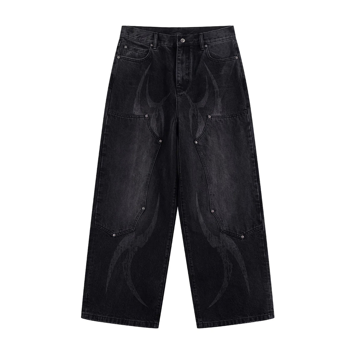 special」90s JNCO ジャンコ ダブルニー ブラックデニム レイブ