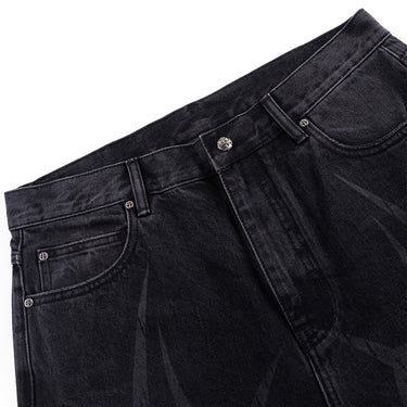 SUPPLIER VINTAGE WASH TRIBAL DOUBLE KNEE BAGGY JEANS