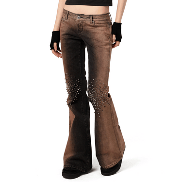 RACER WORLDWIDE EMBER SPIKE FLARED DENIM