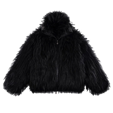 SUPPLIER FULL-ZIP FAUX FUR JACKET