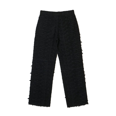 FULL DISTRESSED LIGHT WEIGHT PANTS  / BLACK