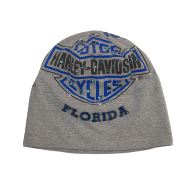RIVA×DUGOUT VINTAGE HARLEY BEANIE FRORIDA PRINT