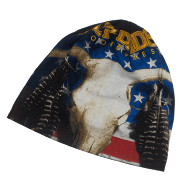 RIVA×DUGOUT VINTAGE HARLEY BEANIE DICE PRINT