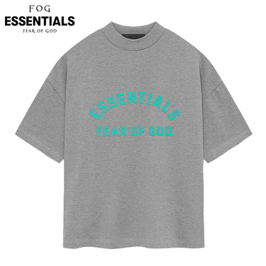 FOG ESSENTIALS HEAVY JERSEY CREWNECK T-SHIRT DK OATMEAL