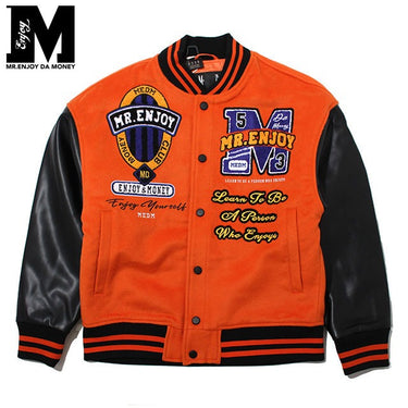 MEDM BASIC EMBROIDERED BASEBALL JERSEY JACKET スタジャン ジャケット (2色展開)