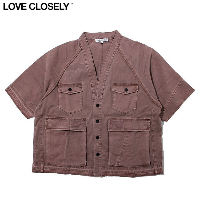 sov. 半袖シャーリングジャケット LOVE CLOSELY TACTICAL SS JACKET 半袖 シャツジャケット