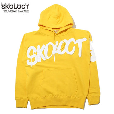 SKOLOCT SPRAY LOGO HOODIE フーディー (2色展開)
