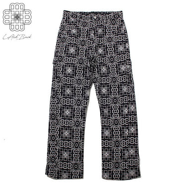 LAID BACK FLORAL MONOGRAM PRT PANTS