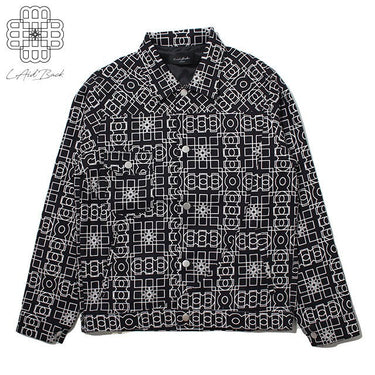 LAID BACK FLORAL MONOGRAM PRT JACKET