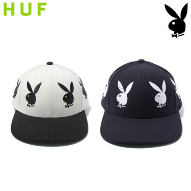 HUF X PLAYBOY RHINESTONE 6PANEL CAP キャップ (2色展開)