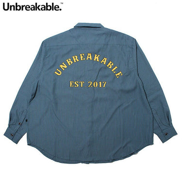 UNBREAKABLE LOGO OPEN LS SHIRTS 長袖シャツ (2色展開)