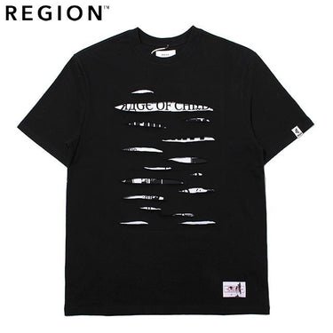 REGION CUT SS TEE 半袖 Tシャツ (2色展開)
