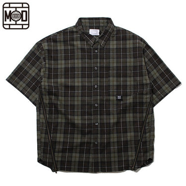 MOD WRLD ZIPPER FLARE SS SHIRTS(3色展開)