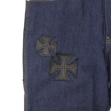 MINDSEEKER × Dickies Iron Cross Patch Flare Carpenter Pants / INDIGO