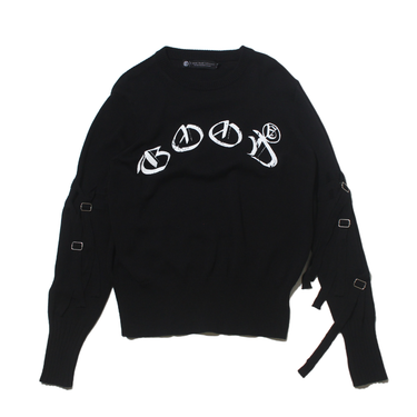 A GOOD BAD INFLUENCE GOOD LOGO SWEATER / BLACK